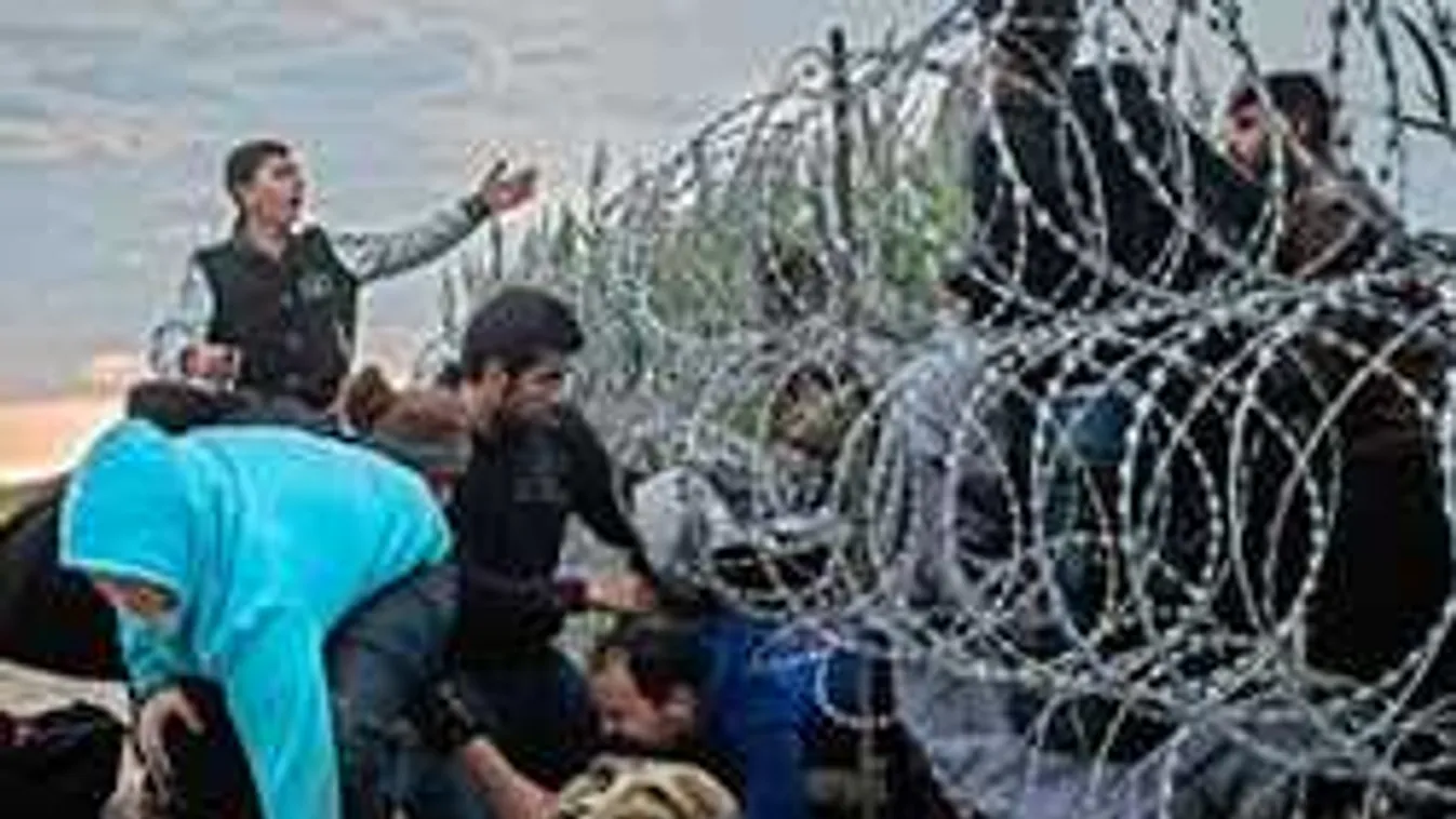 Veszélyben a magyar határ, támadnak a migránsok
