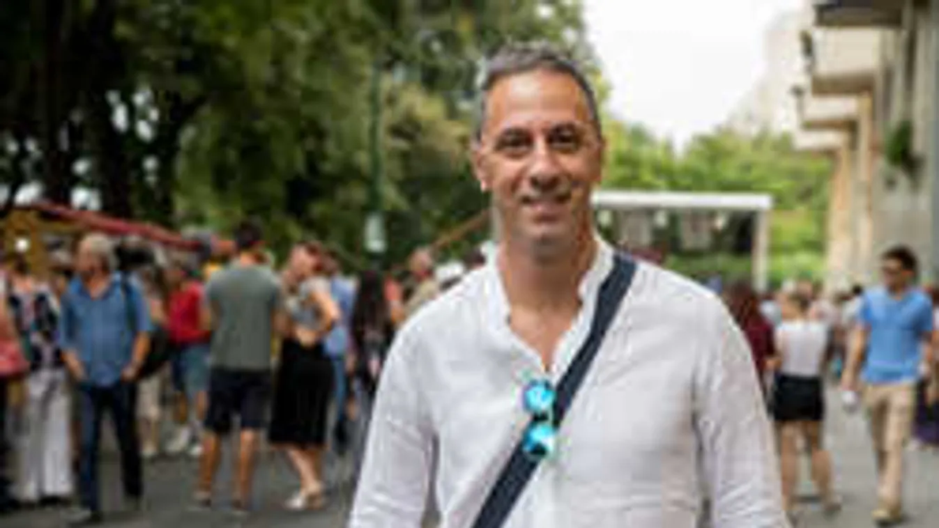 Balatonon villantott beachbody-t Csonka András- Fotó