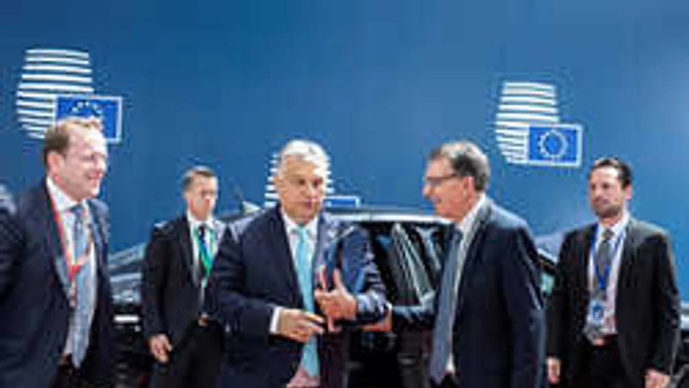 Orbán Viktor megérkezett a brüsszeli EU-csúcsra