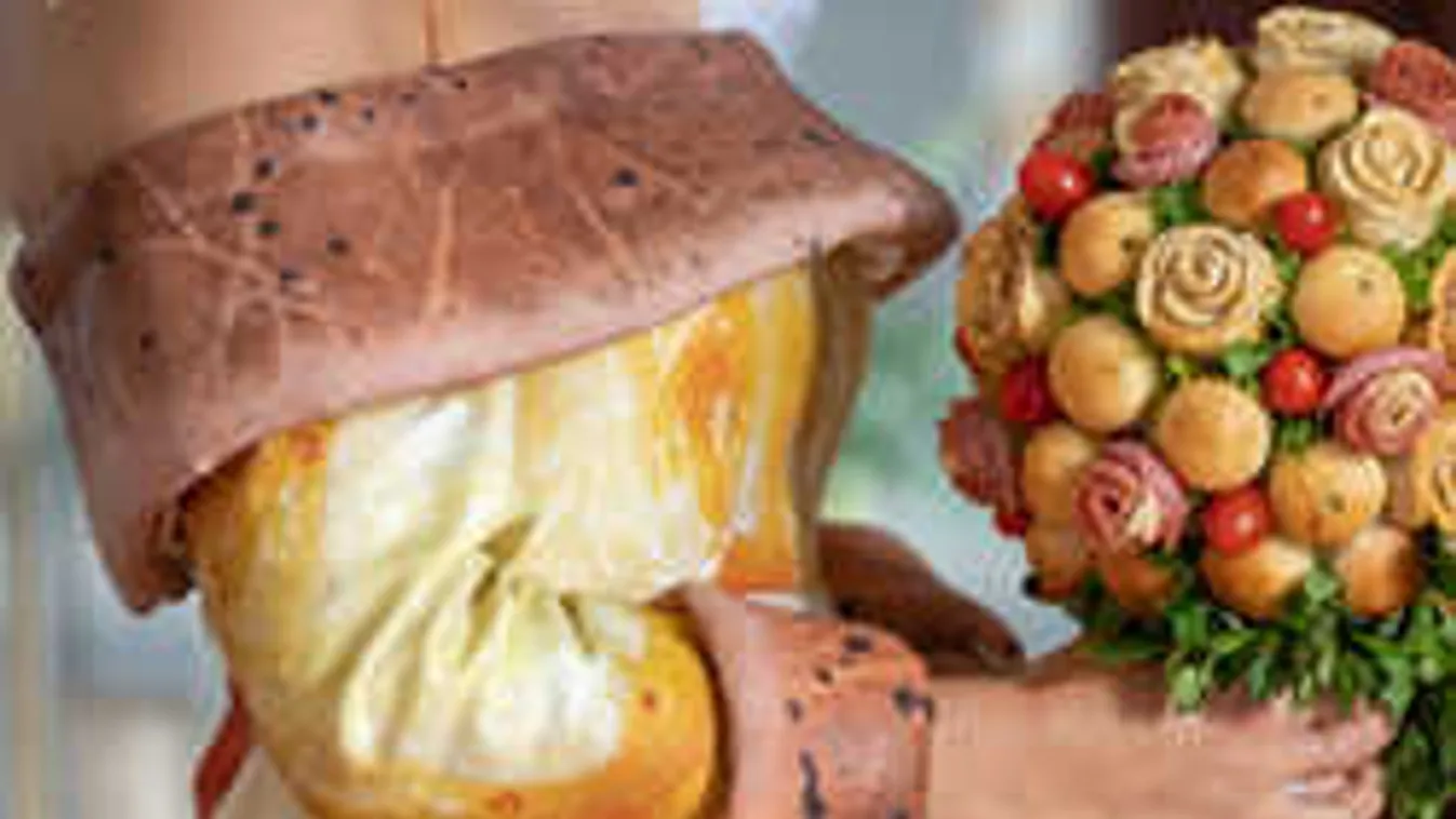 Itt az új őrület: Menj férjhez pizzának öltözve - Fotók