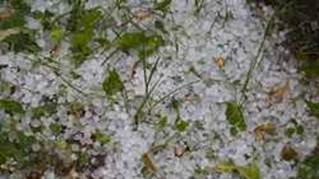 Kegyetlen jégeső dúlta fel Nagykanizsát