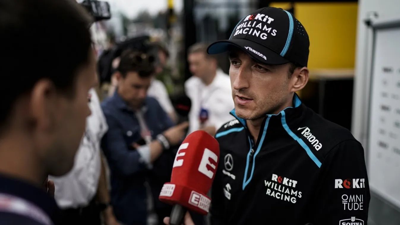 Nagy volt a riadalom, kigyulladt Kubica autója