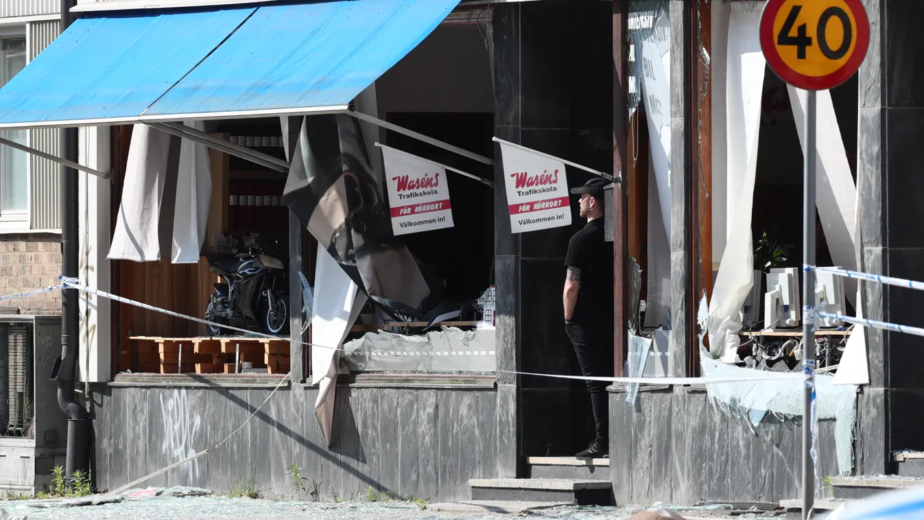 45 százalékkal emelkedett a robbantások száma Svédországban