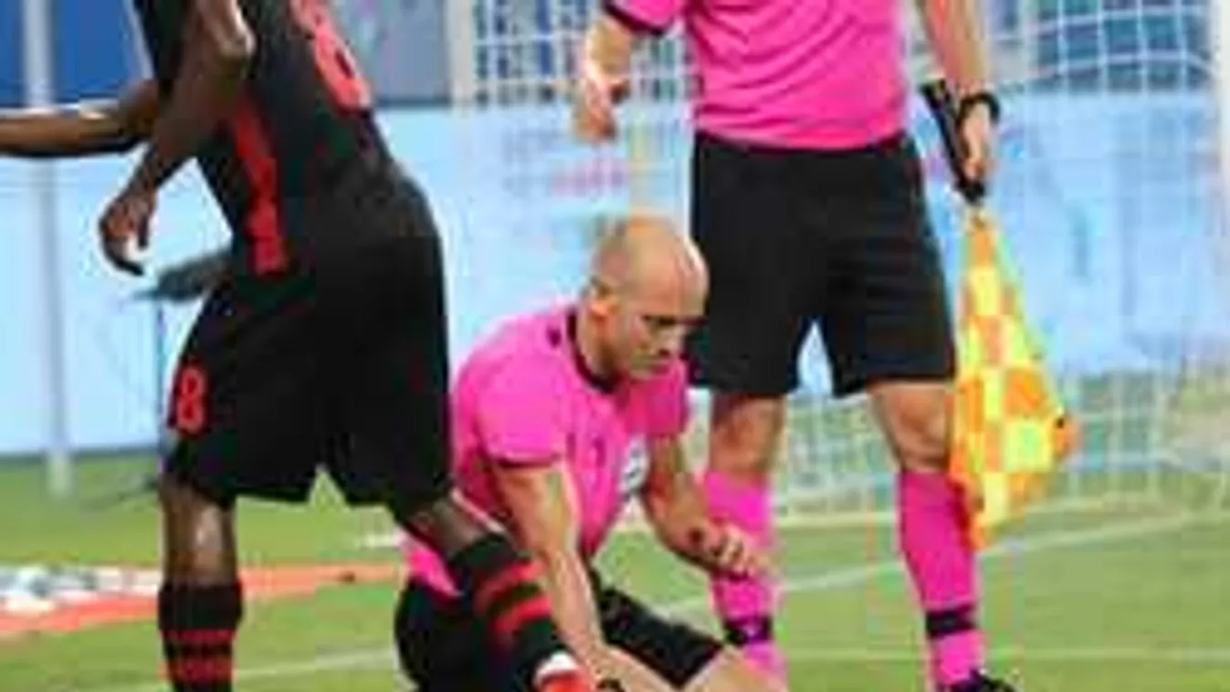 Azonosították, román huligán dobta fejbe a bírót