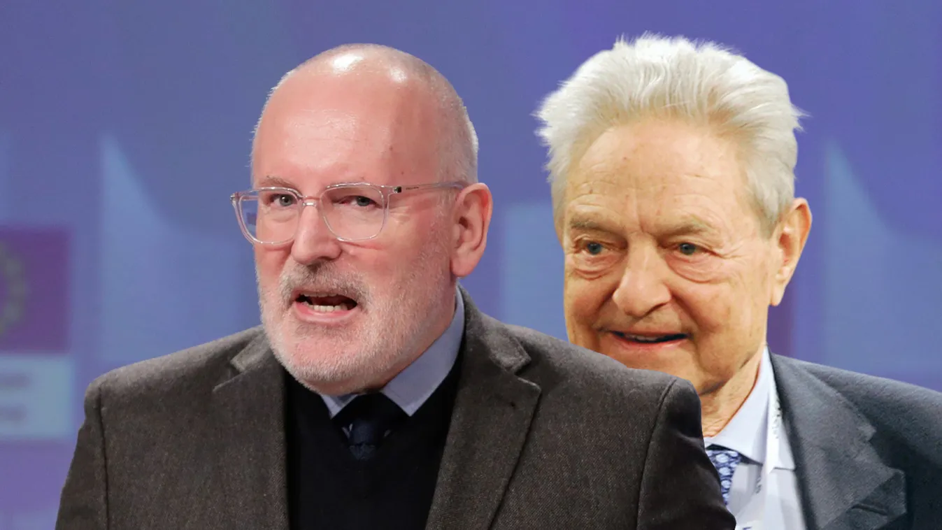 Hétfőn Sorossal egyeztet Frans Timmermans