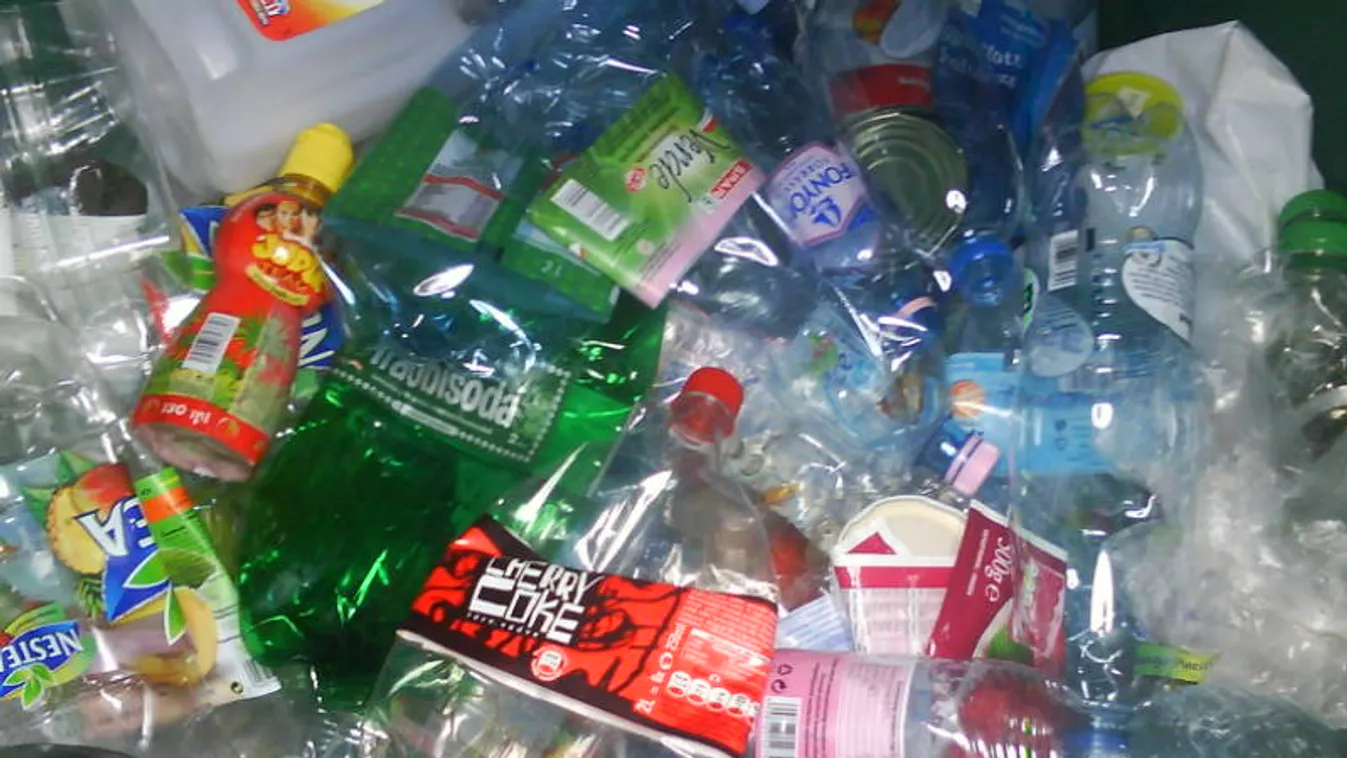 Másfél milliárd pet palack csak Magyarországon: hetente 5 gramm műanyagot eszünk meg