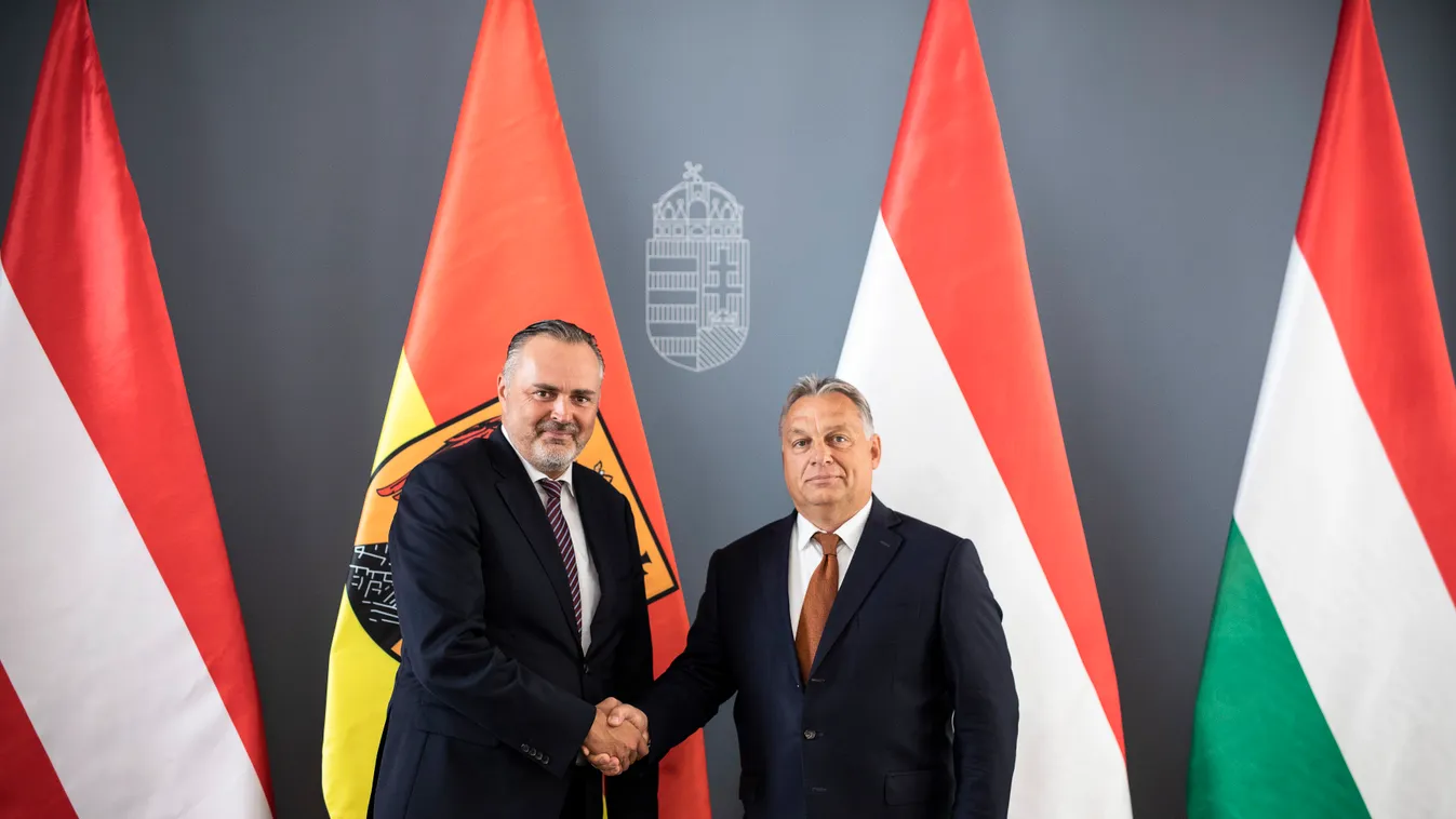 Orbán Viktor fogadta Burgenland tartományfőnökét