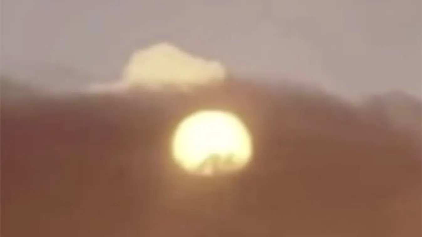 Megdöbbentő égi jelenséget videóztak