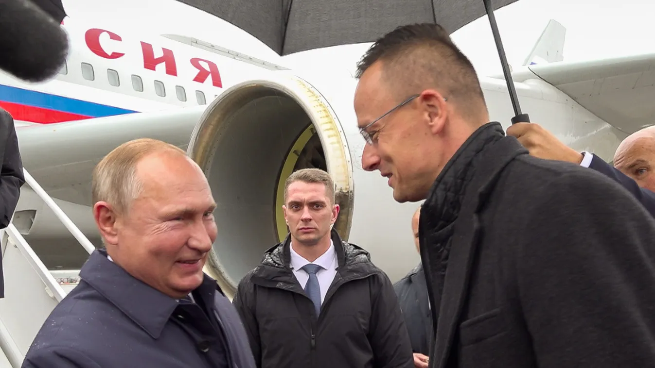 Budapestre érkezett Vlagyimir Putyin orosz elnök