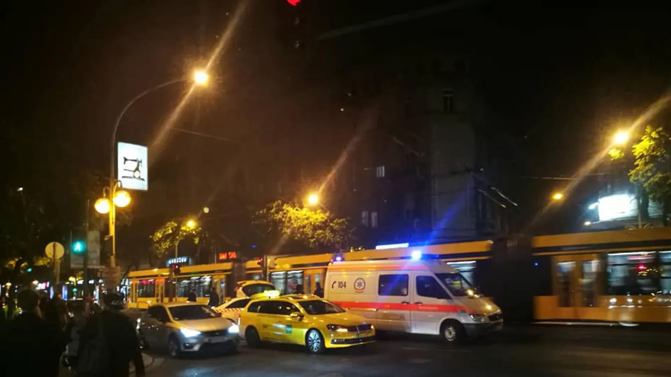 Szirénától hangos a főváros, gyalogost gázoltak a Nagykörúton este