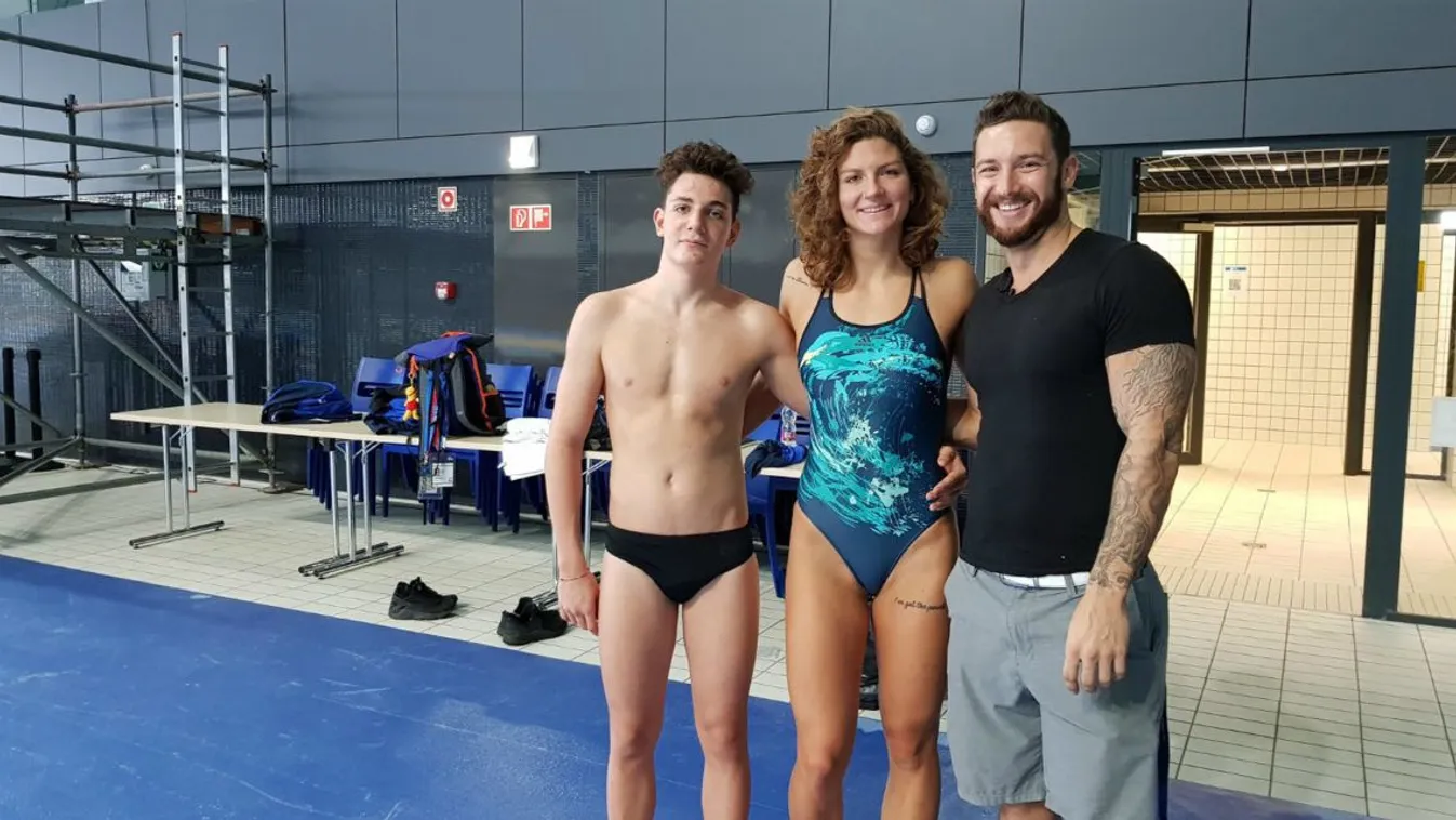 Shane Tusupot budapesti uszodában fotózták le