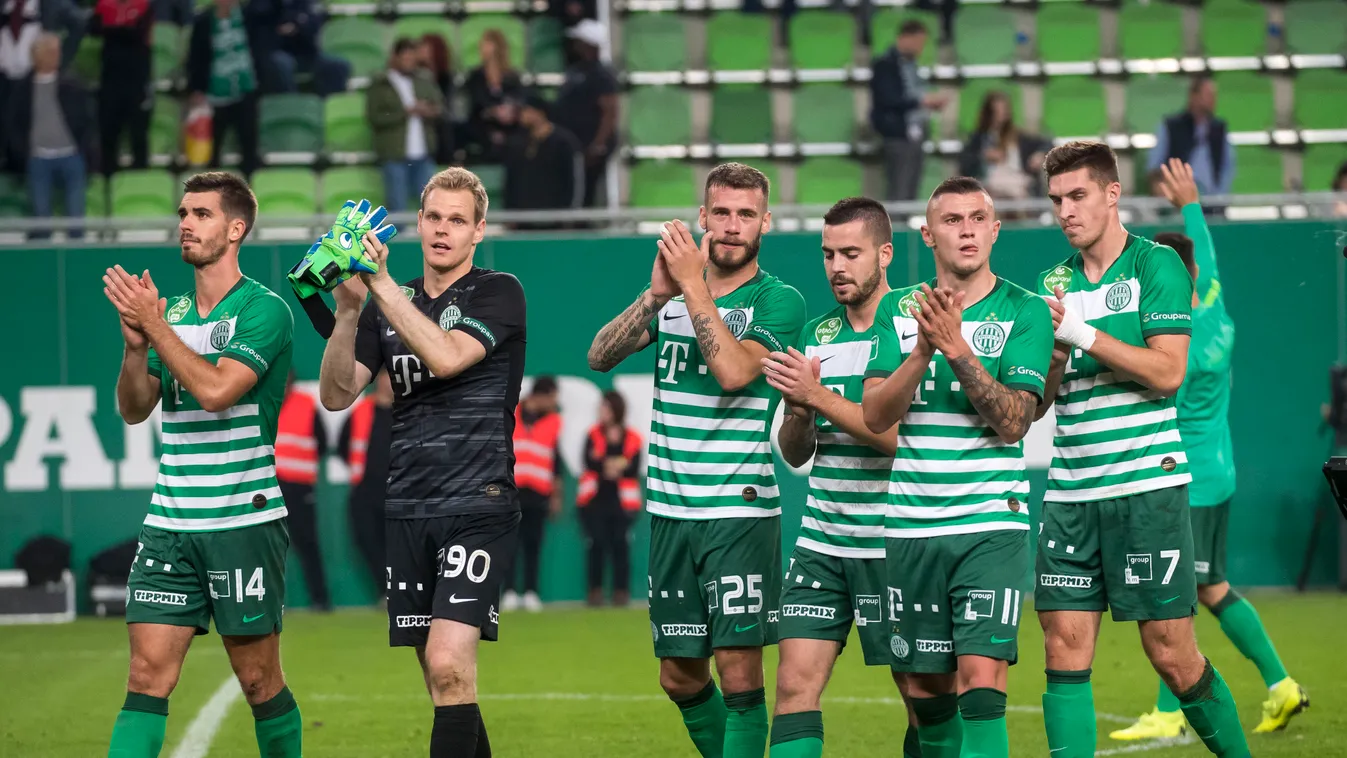 Tűzijáték a lelátón, harc a pályán, a Fradi-Újpest meccs legjobb képei