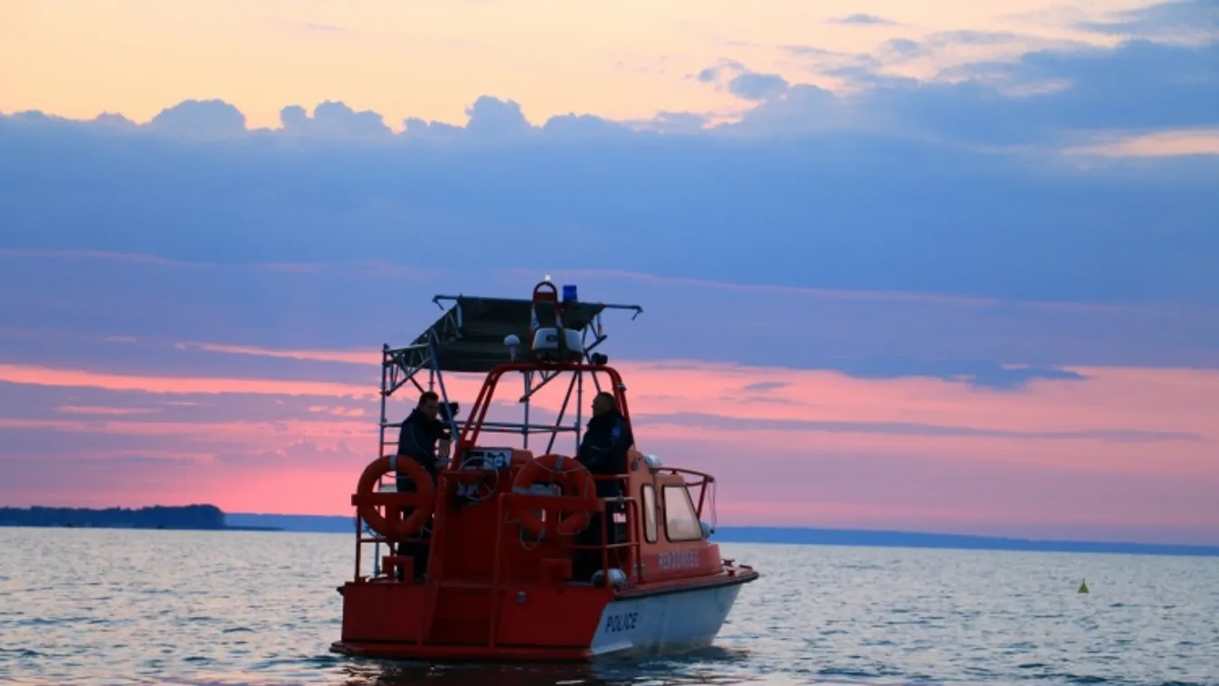Dráma a Balatonon, segélykiáltásra figyeltek fel a vízirendőrök