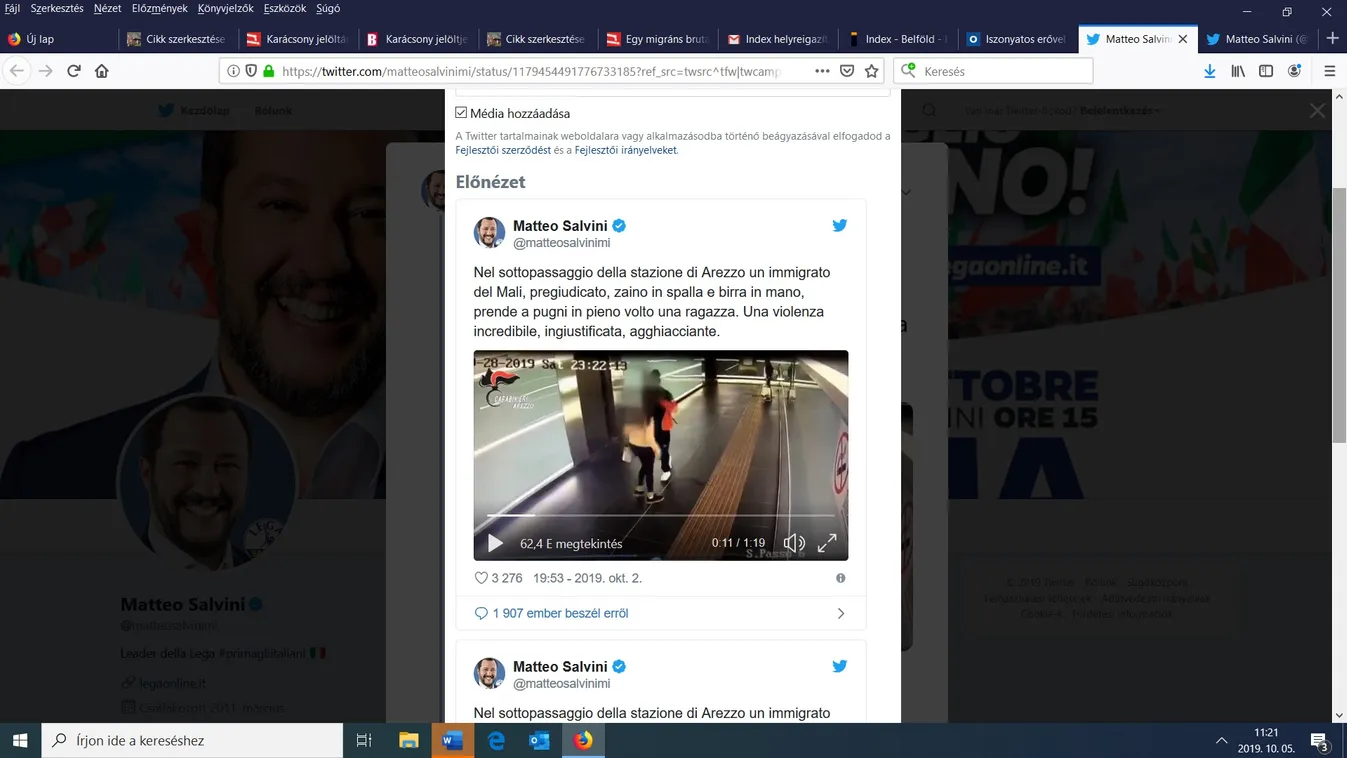 Egy migráns brutálisan megvert egy olasz lányt az aluljáróban