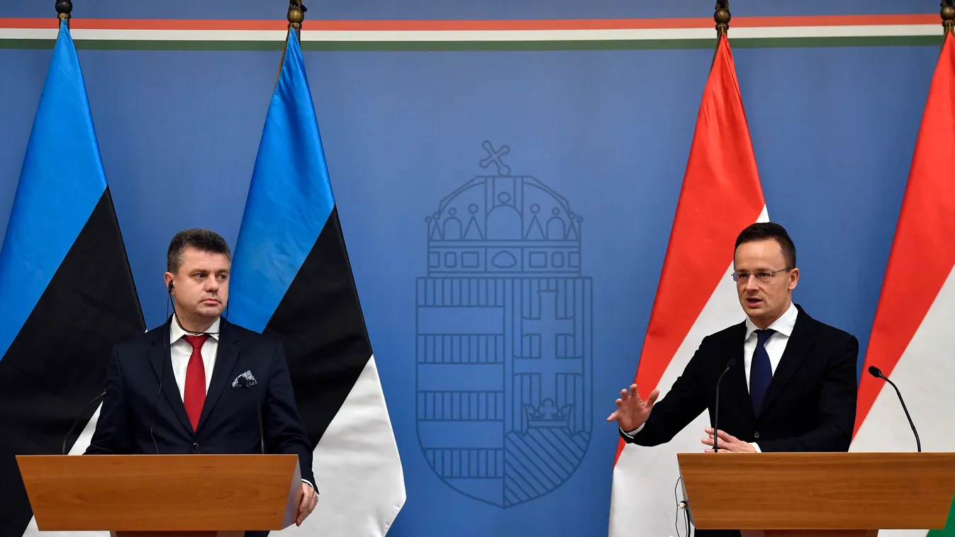 Szijjártó: Magyarország és Észtország megállítani akarja a migrációt