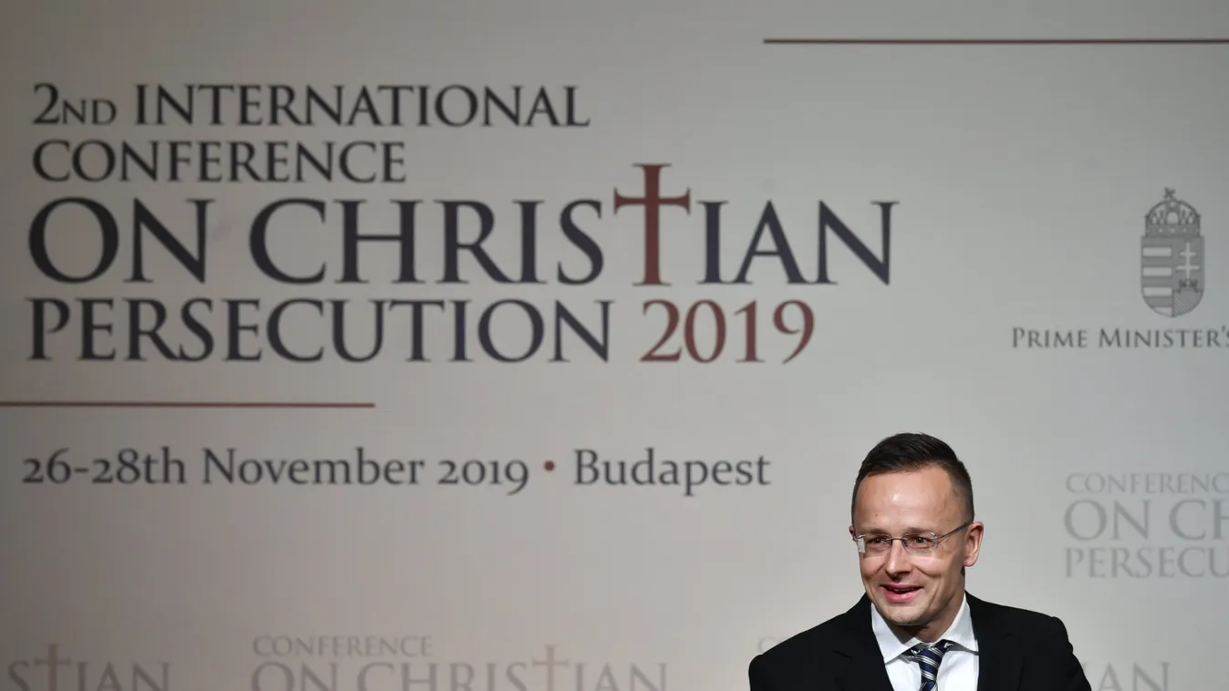 Szijjártó kimondta, a keresztényüldözés minden formája elfogadhatatlan