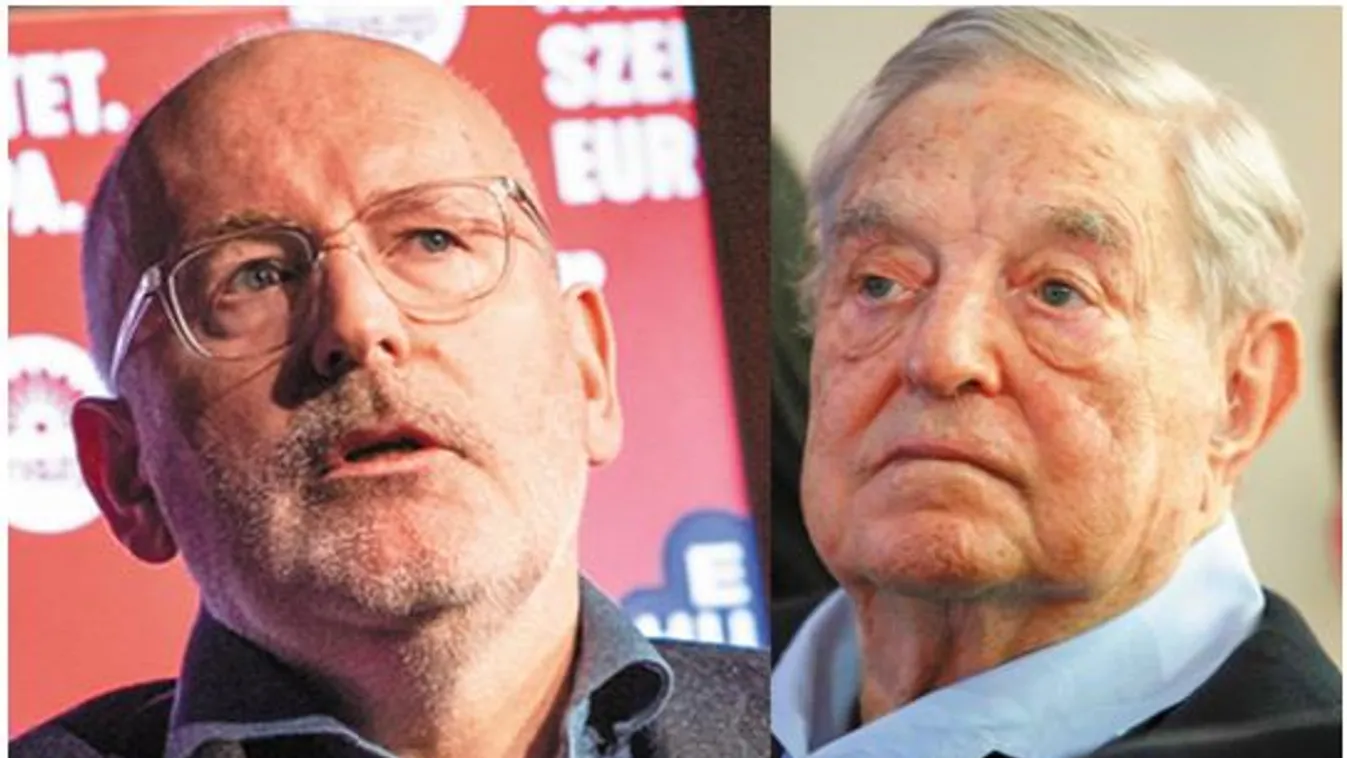 Titkos megbeszélést folytatott Soros és Timmermans