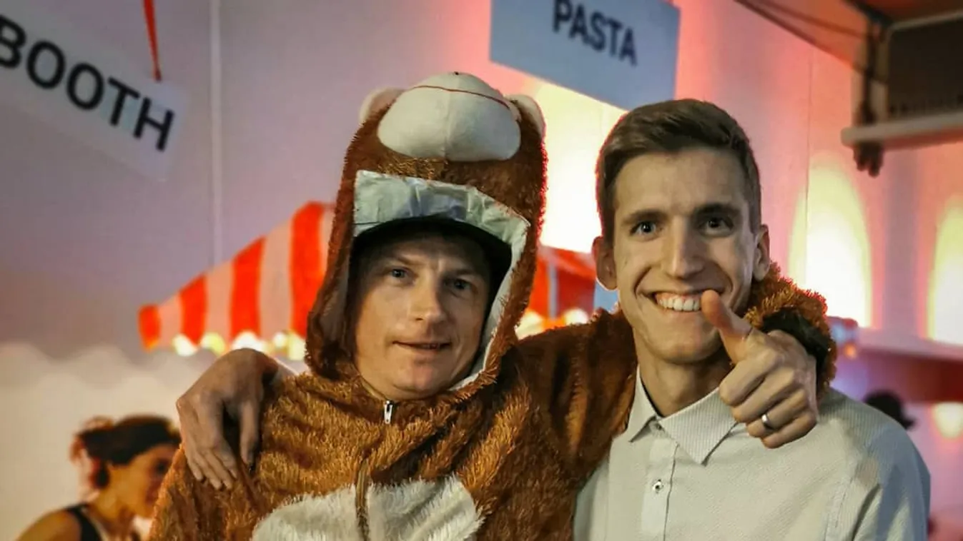 Kimi Räikkönennel bulizott a magyar sztár