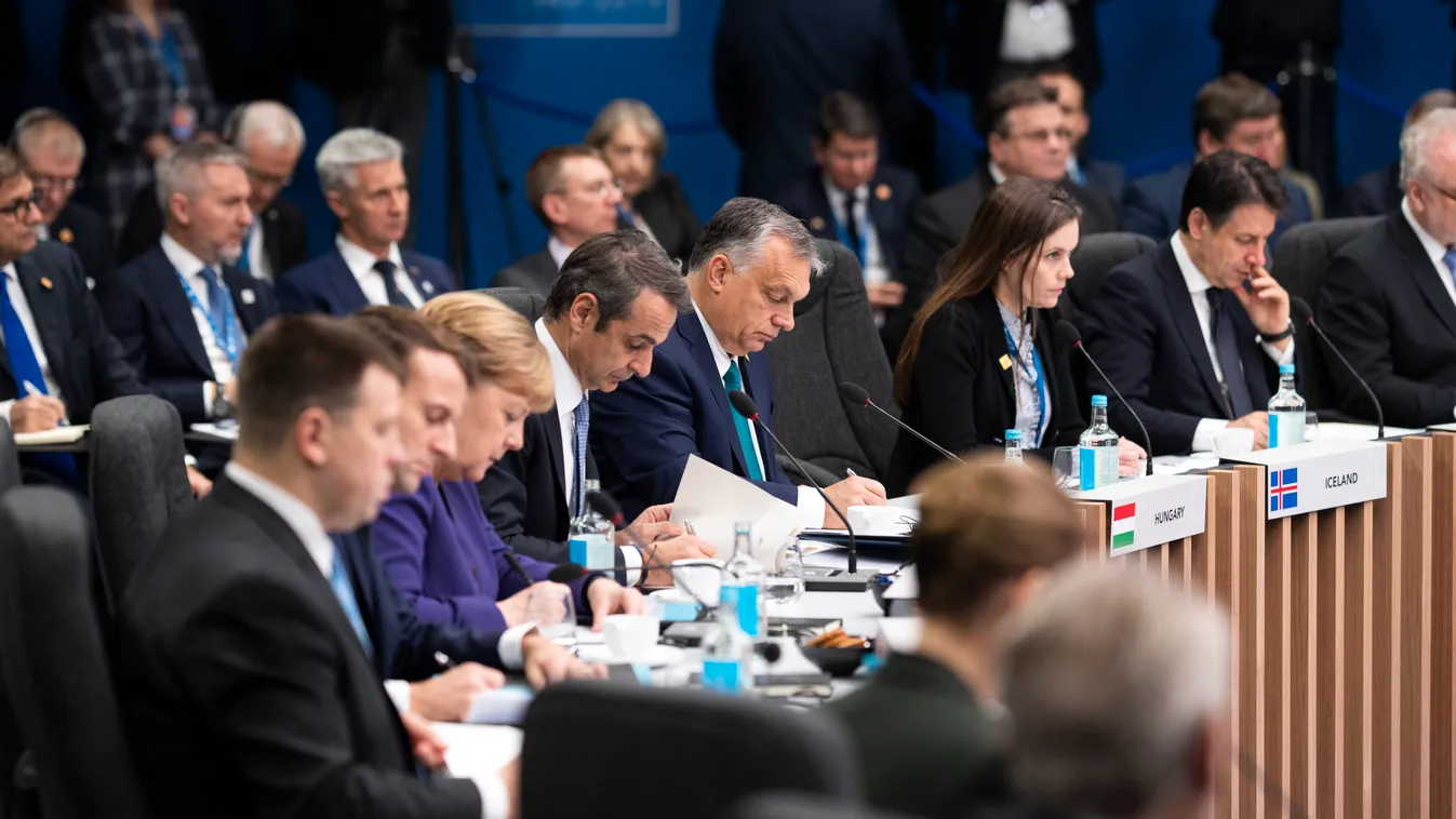 Orbán Viktor a NATO-csúcs második napján - videó