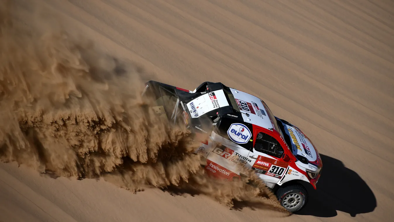 Ijesztő balesetet szenvedett Fernando Alonso a Dakar-ralin - videó