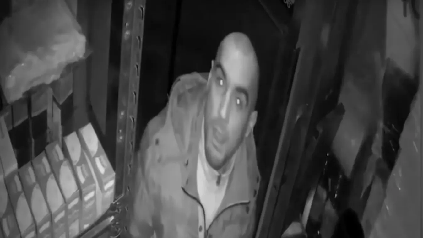 Az év első lúzere: pont a kamerába nézett a tolvaj