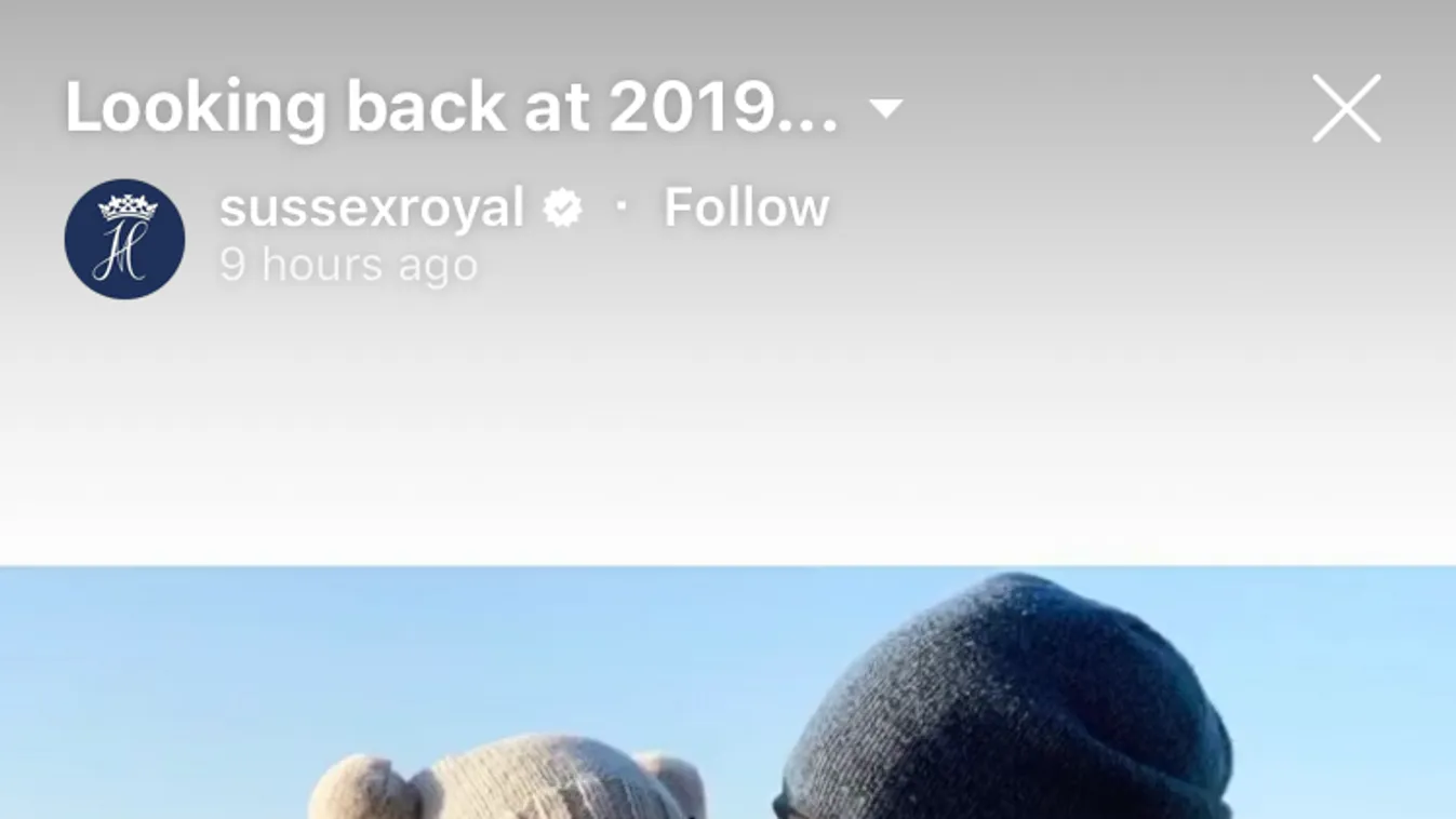 Eddig soha nem látott fotót posztoltak Harry hercegék gyermekéről