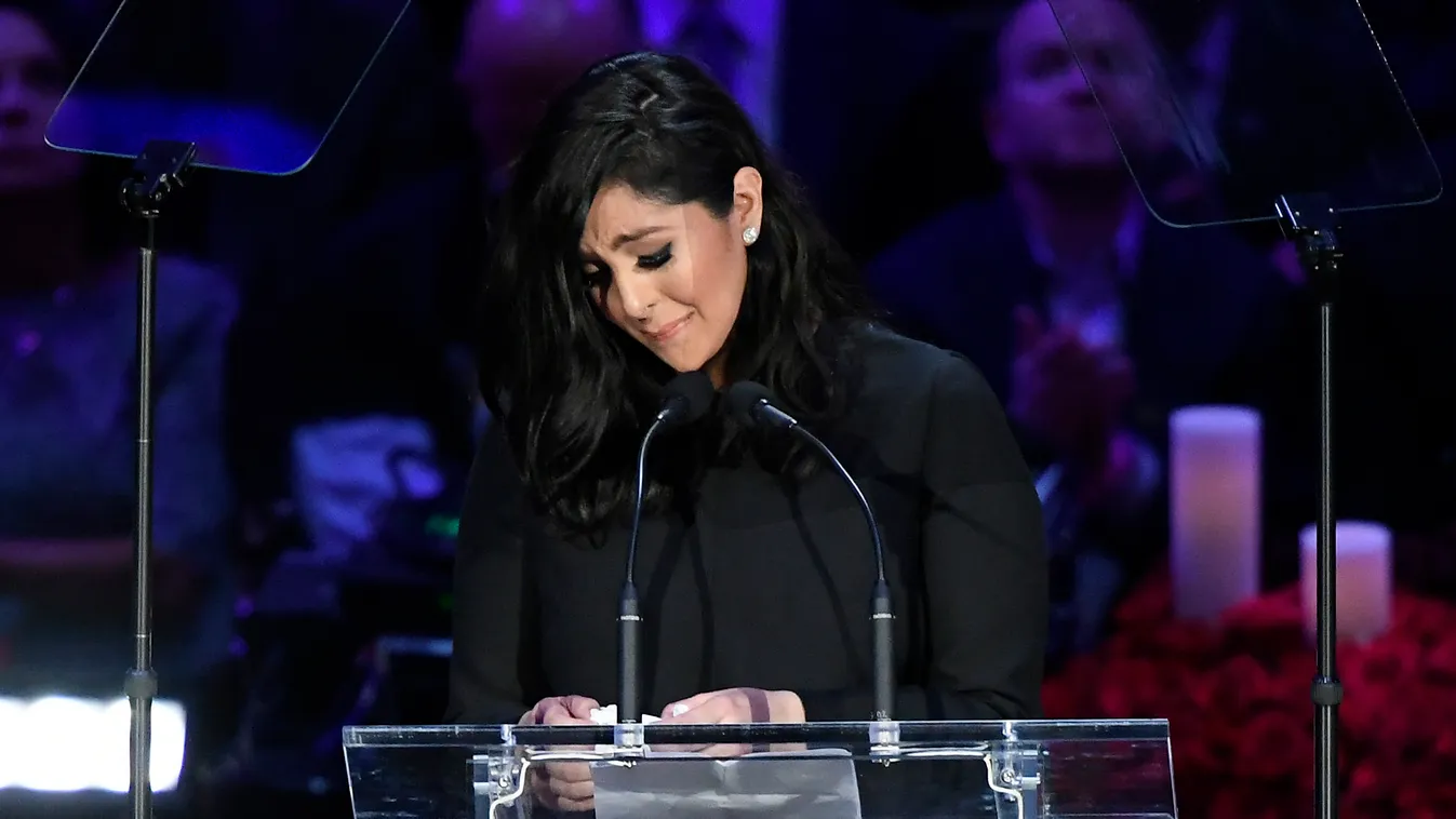 Kobe Bryant özvegye szívfacsaró búcsúbeszéddel állt a világ elé