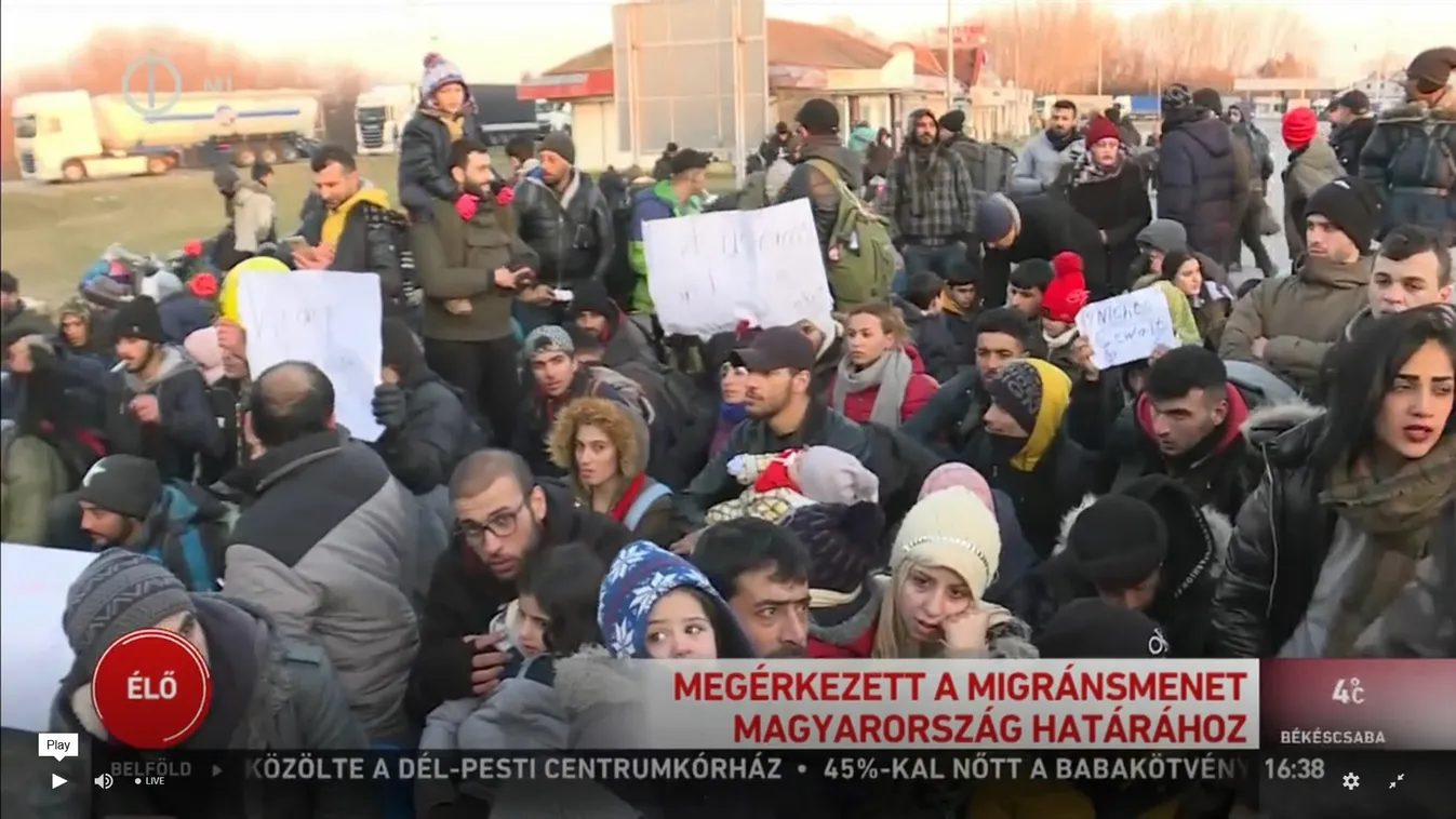 Kitanították a migránsokat, háborús menekülteknek adják ki magukat