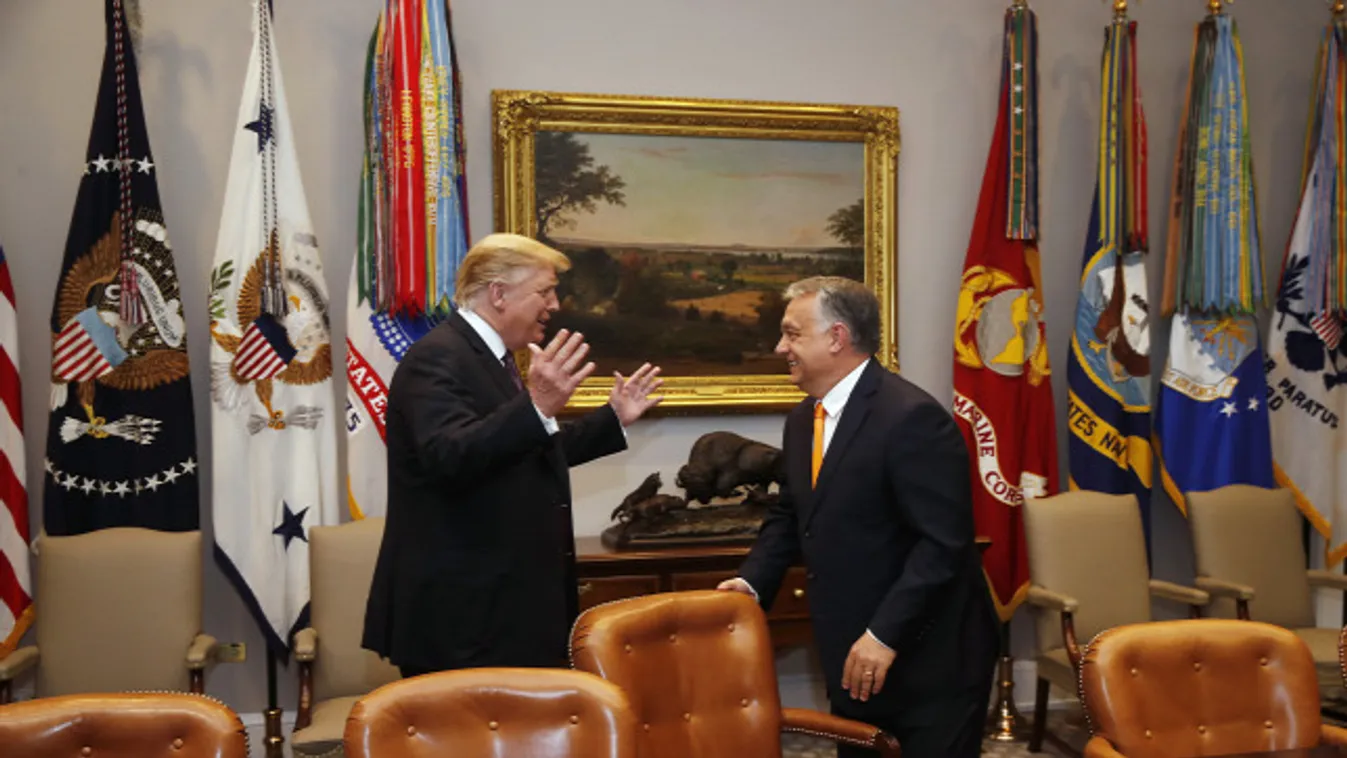 Orbán Viktor Donald Trumppal tárgyalt
