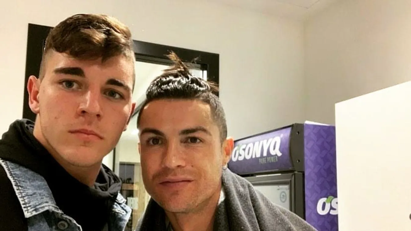 Valóra vált az álom, Cristiano Ronaldóék befogadták a magyar kapust
