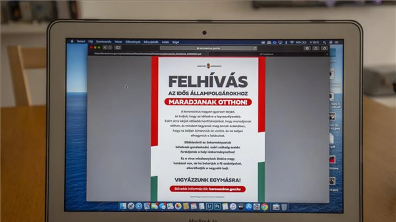 Felhívás az idősekhez plakáttal egészült ki a járvány elleni védekezés