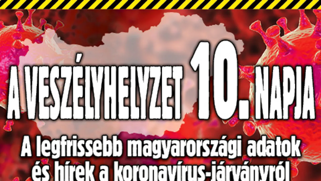 A veszélyhelyzet 10. napja