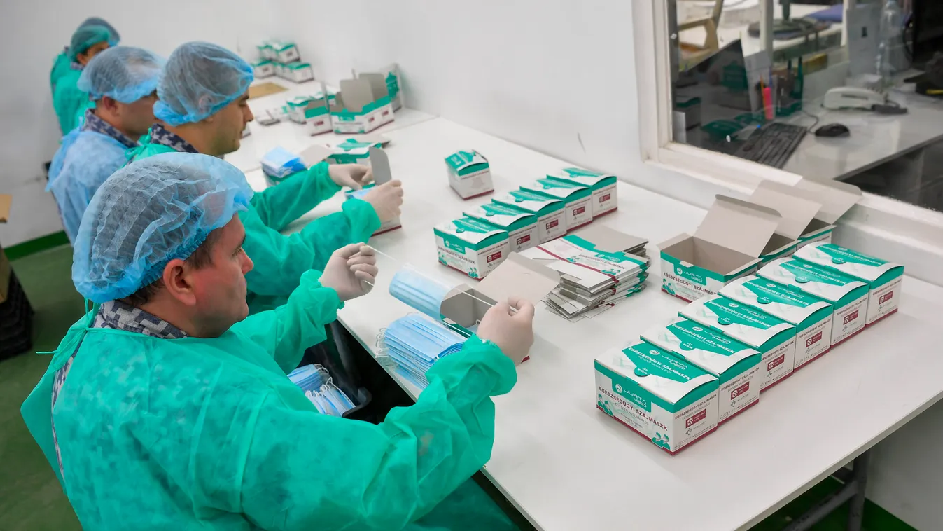 Újabb 6,6 millió szájmaszkot gyárt a büntetés-végrehajtás