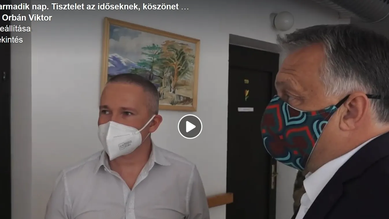 Egyházi fenntartású idősotthonba látogatott Orbán Viktor - videó