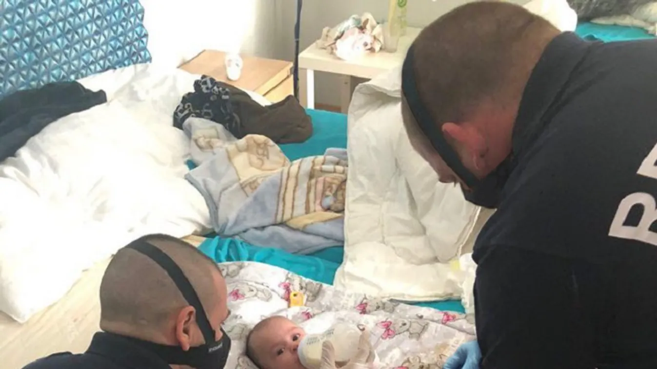 Igazi hősök: babát mentettek meg egy drogostól a rendőrök - videó!