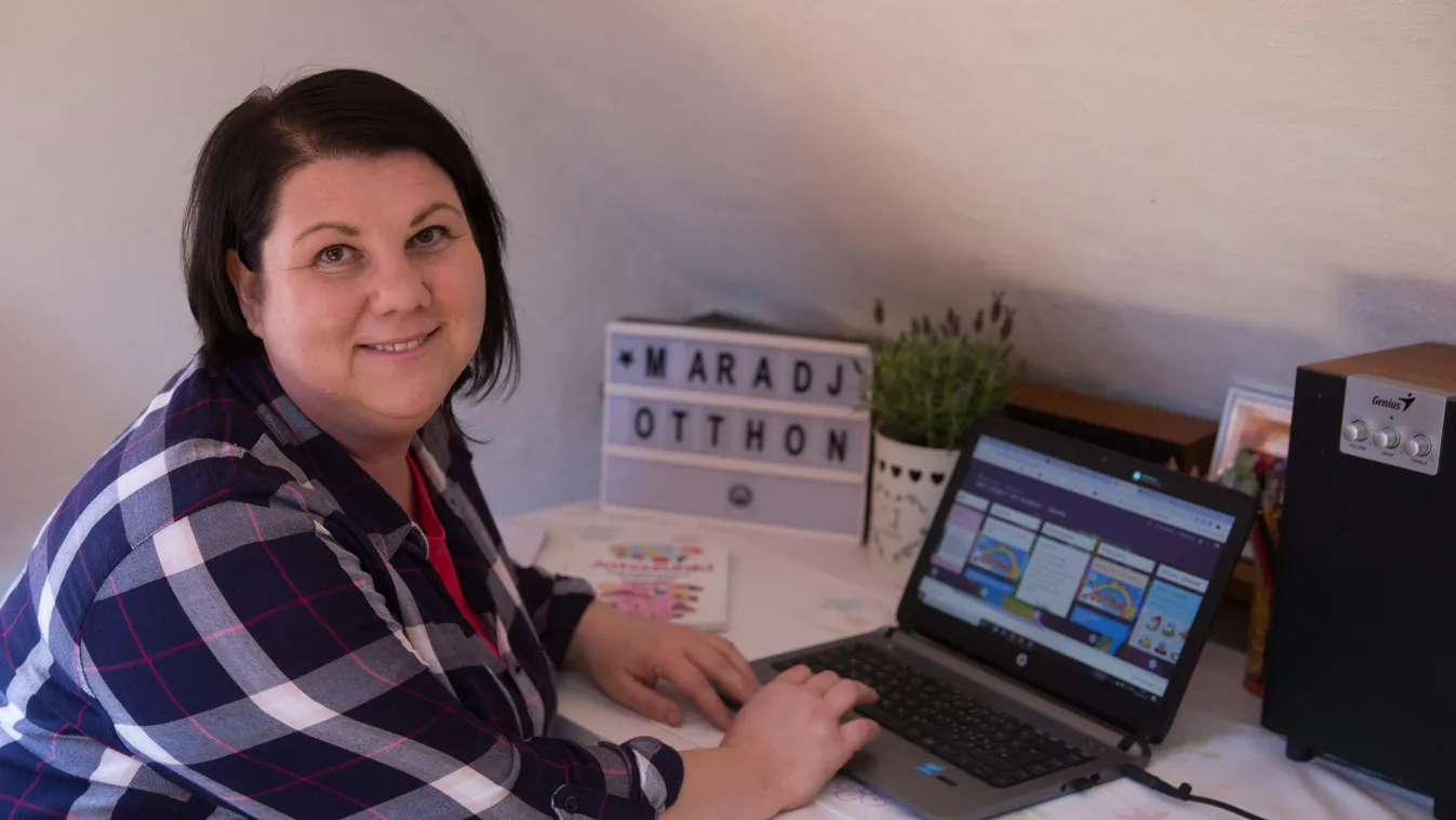 Ilyen egy óvoda home office-ból: makói képriport-videó