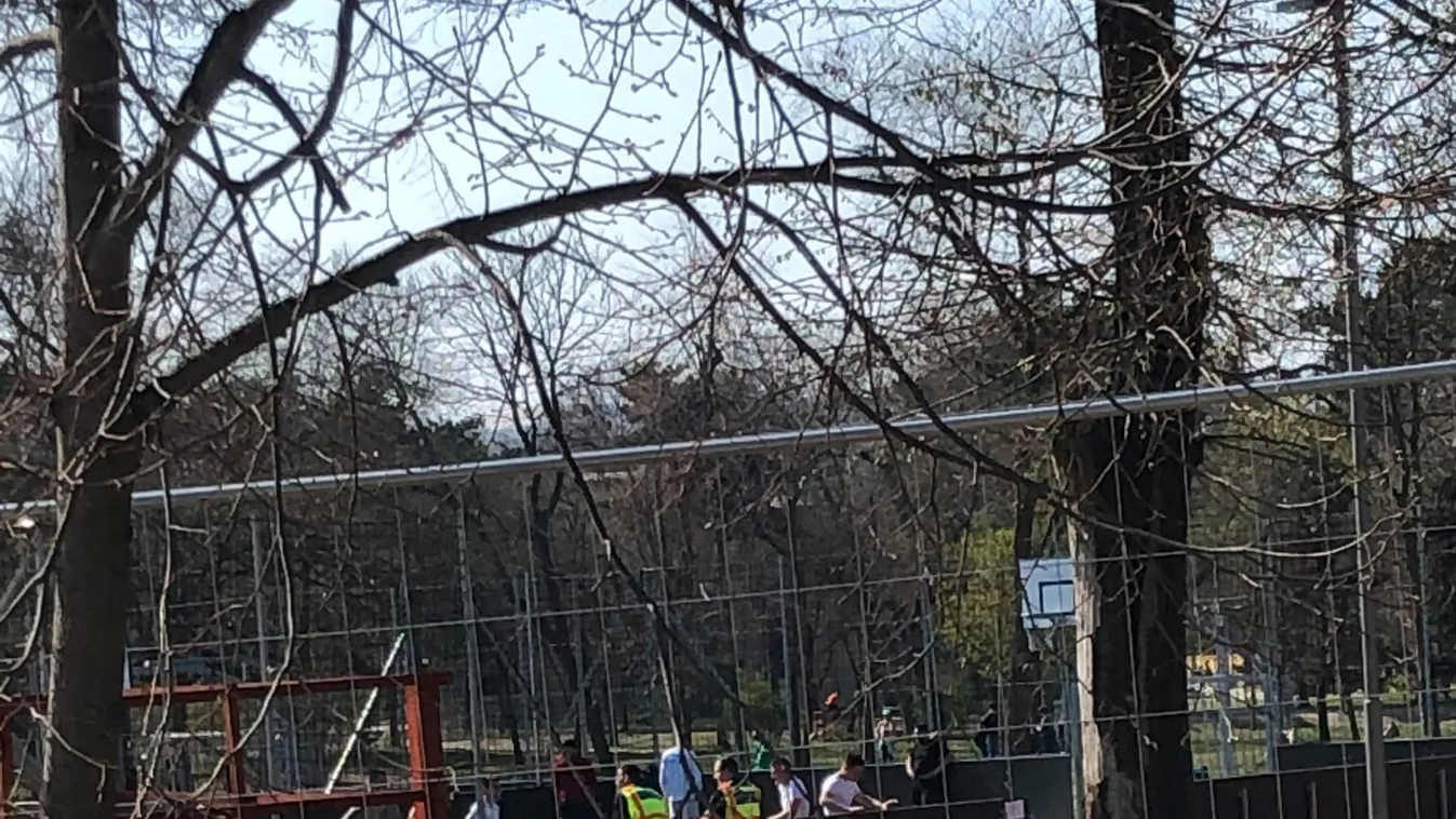 Elzavarták a focizó gyerekeket a Városligetből - Fotó