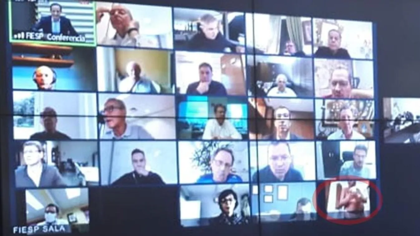 Kínos baki: Pucéran tusolt valaki az elnöki videókonferencia közben