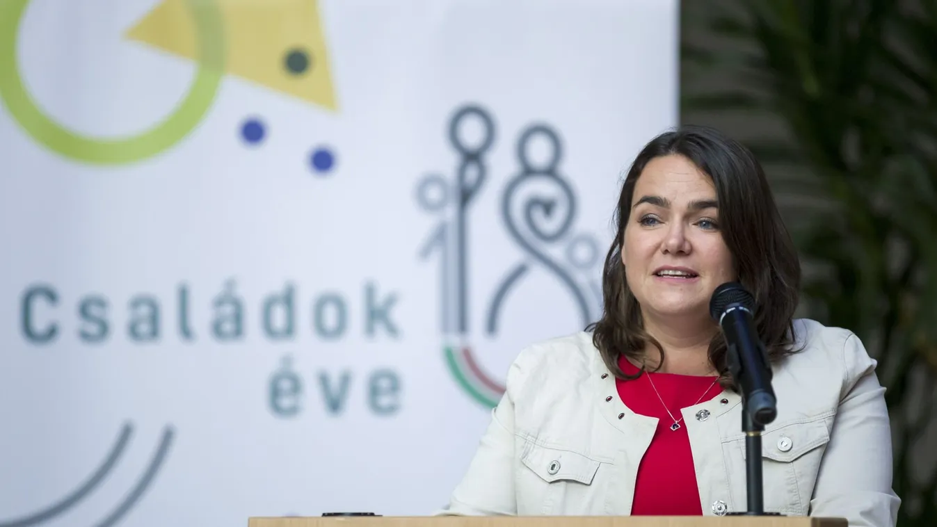 Novák Katalin: örömteli látni, hogy nőtt a gyermekvállalási kedv
