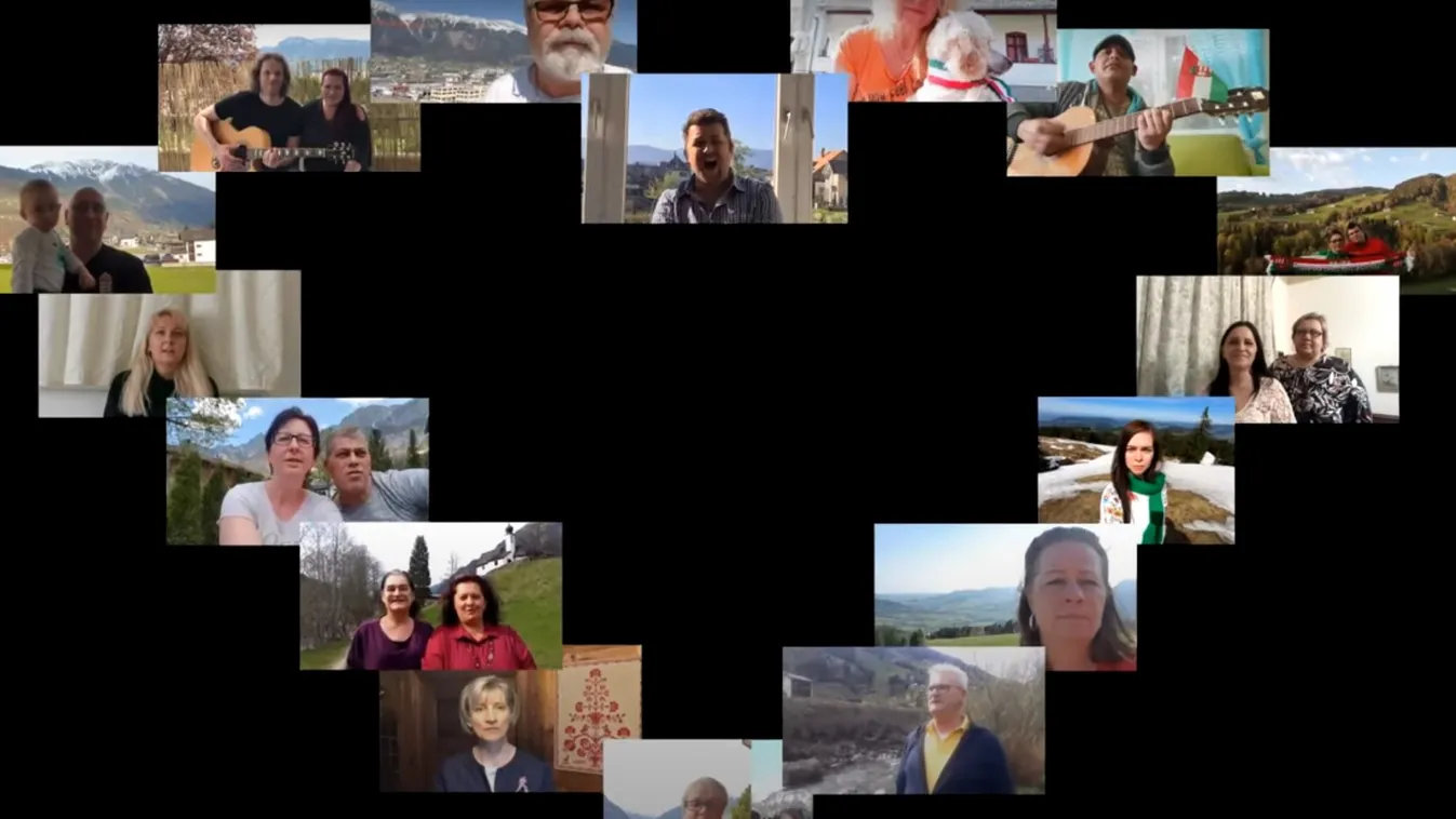 Megható, hogyan zengett a távoli hegyekben a bezárt magyarok dala - videó