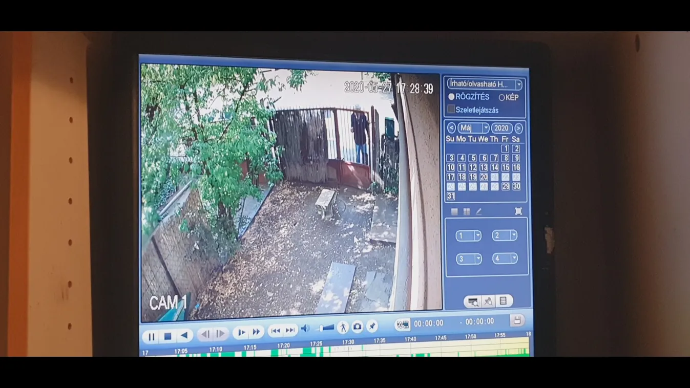 Őrjöngő férfi próbált betörni Szilágyi István özvegyéhez - Videó!