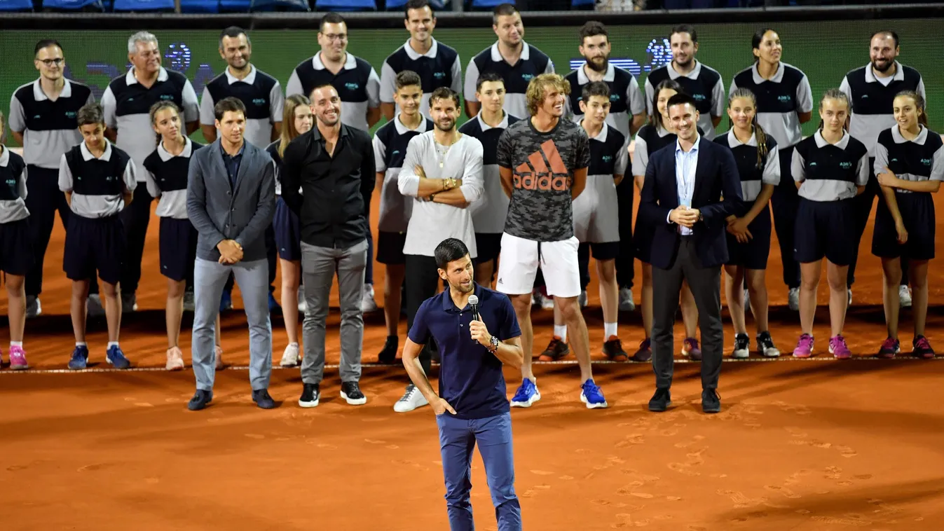 Limbó-hintó és vetkőzés: ilyen féktelenül buliztak Djokovicsék az éjszakában - Videó