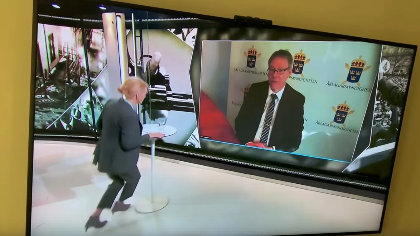 Élő adásban esett össze a műsorvezetőnő- videó