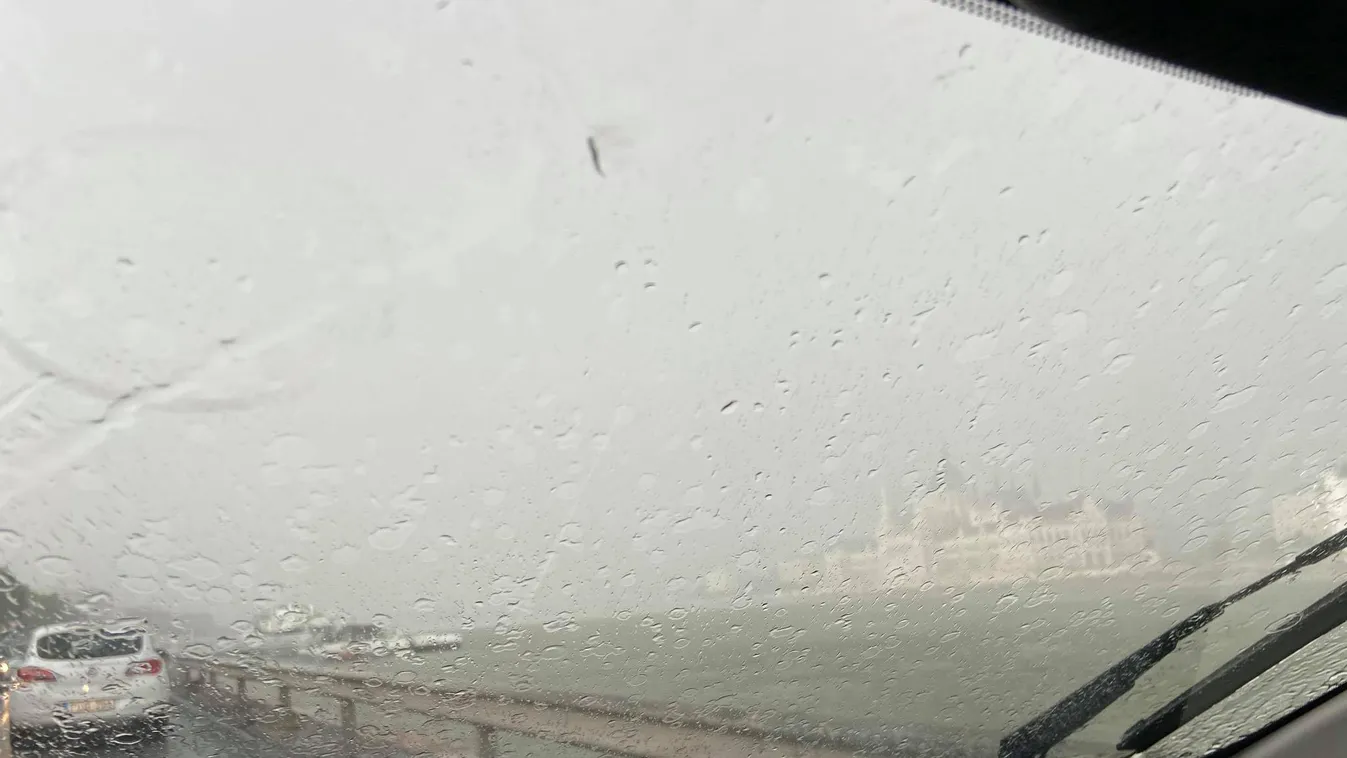 Elérte a pusztító vihar Budapestet is, mutatjuk, merre megy az ítéletidő