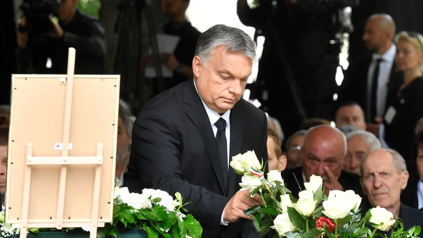 Így búcsúzott Orbán Viktor Fekete György temetésén - fotók
