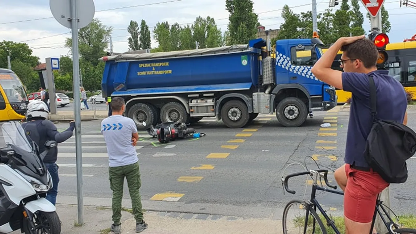 Megrázó képeket kaptunk a brutális budapesti balesetről