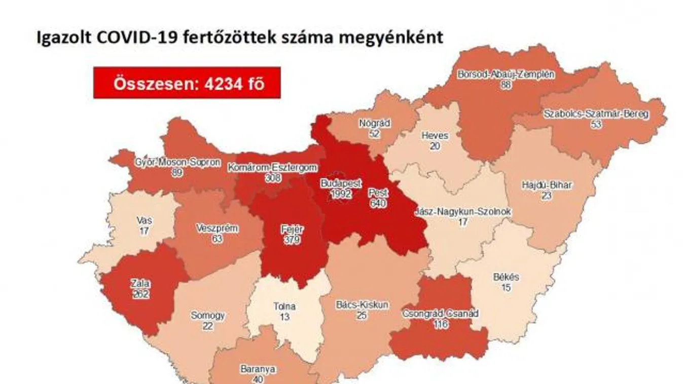 5 fővel emelkedett a beazonosított fertőzöttek száma