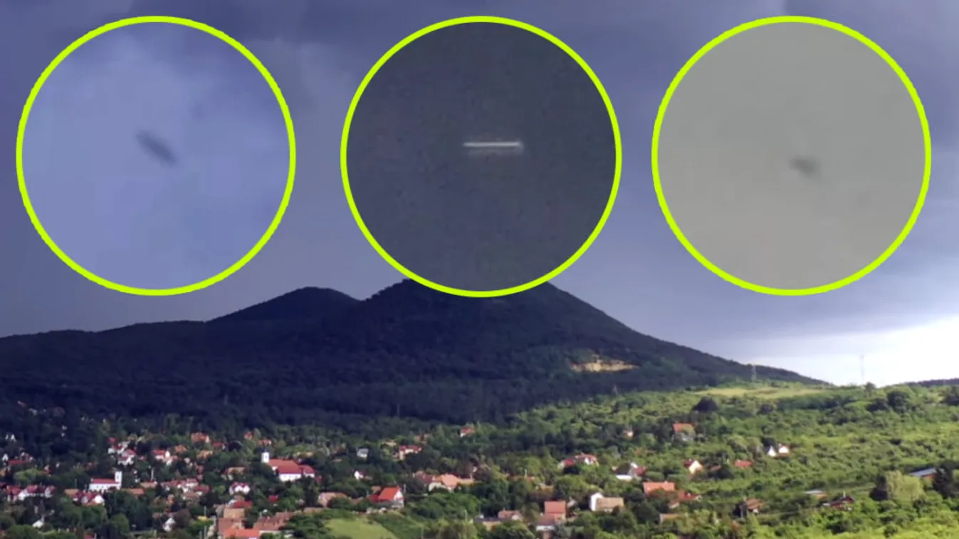 Döbbenetes felvételek: UFO-k lepték el Csobánka felett az eget - Videó