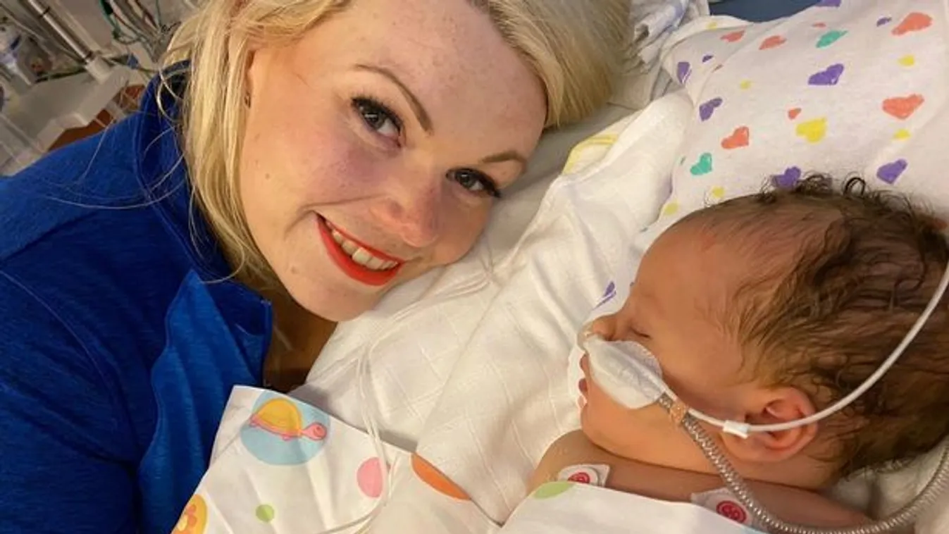 Gyomorrontással fordult orvoshoz: 1 órával később világra hozta Evelint