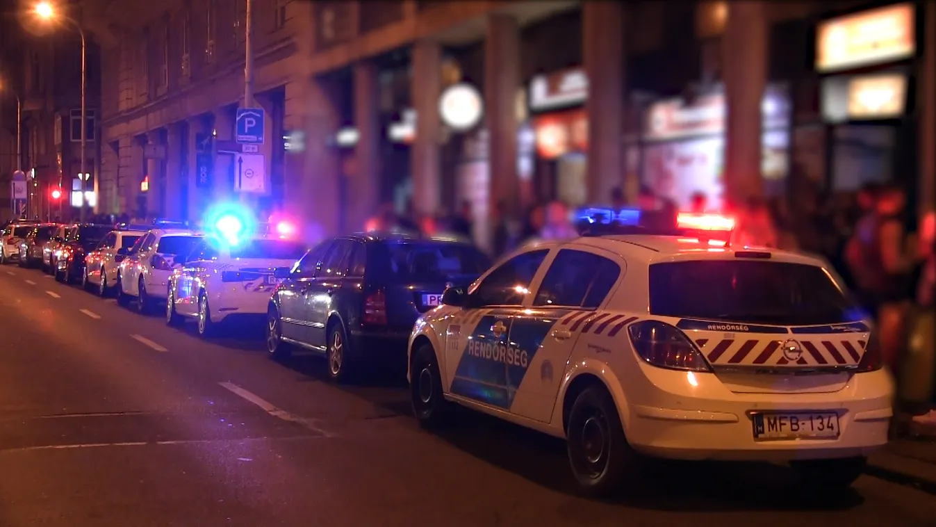 Brutális razzia és autós üldözés Budapesten: rendőrök lepték el az utcákat